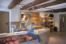 Interior design of a former stable to a farm shop with tasting room