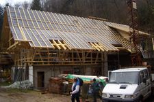 Reconstruction du bâtiment de la ferme