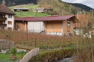 Hay drying hall in NUR-HOLZ construction