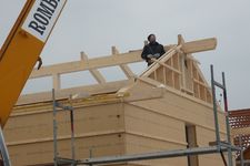 Neubau eines Holzrahmenhauses